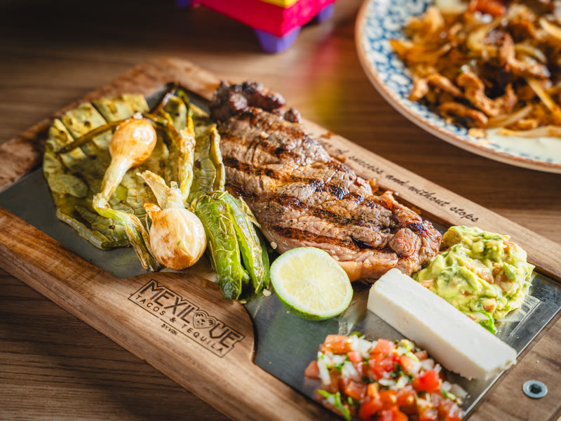 Carne asada at Mexilove