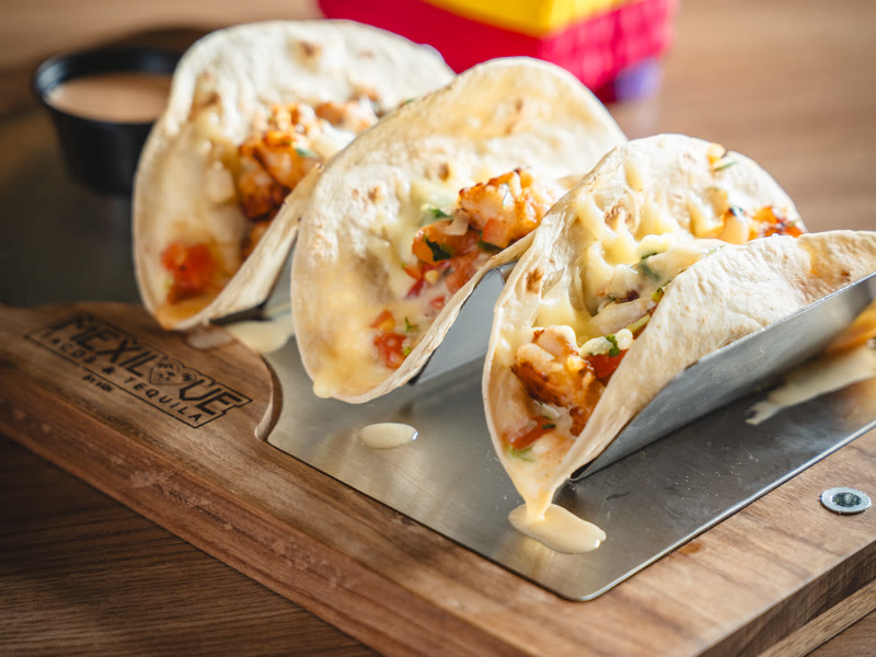 Tacos gobernador at Mexilove