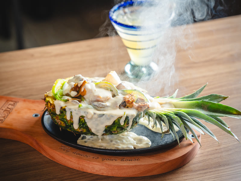 Piña loca at Mexilove